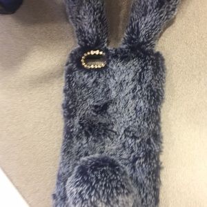 iPhone 6Plus Blue and Grey Bunny Case